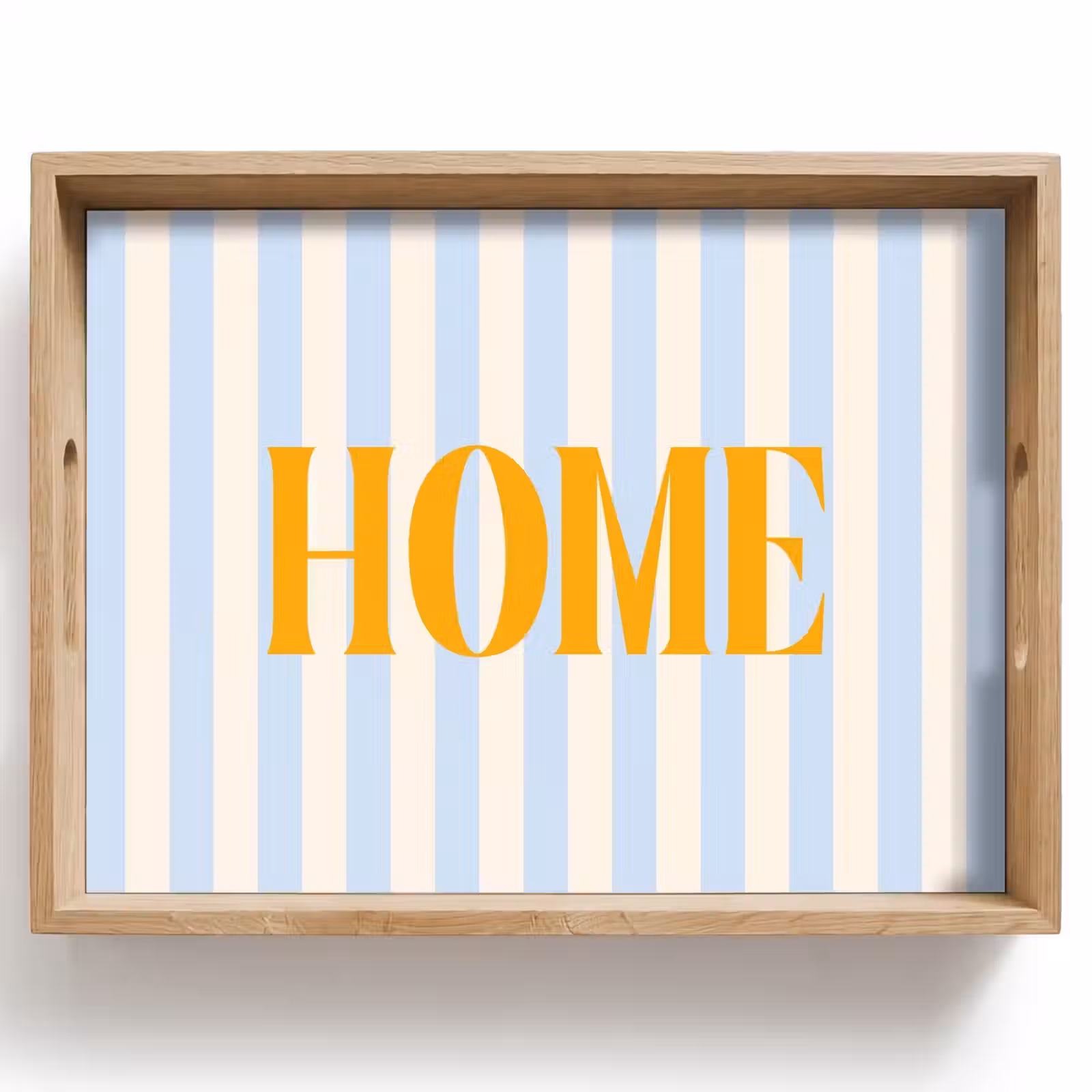Dienblad - Oranje - Blauw - Strepen - Home — 1