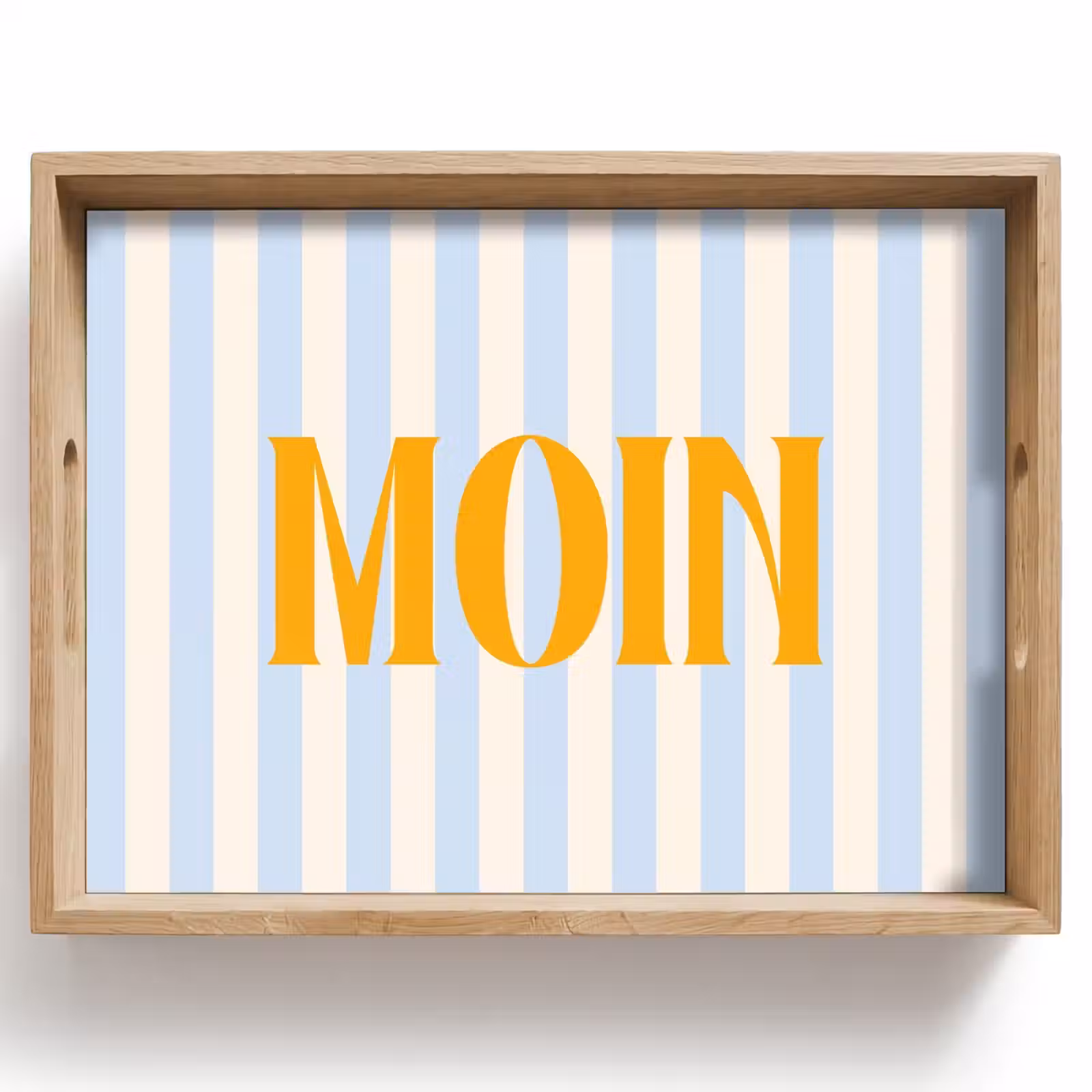 Dienblad - Oranje - Blauw - Strepen - Moin — 1