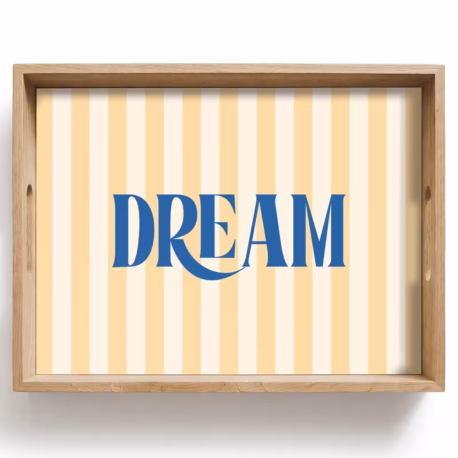 Dienblad - Blauw - Geel - Strepen - Dream — 1