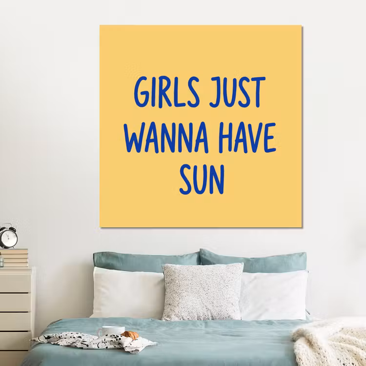 Forex - Tekst - Zon - Zomer - Modern - Geel — 2
