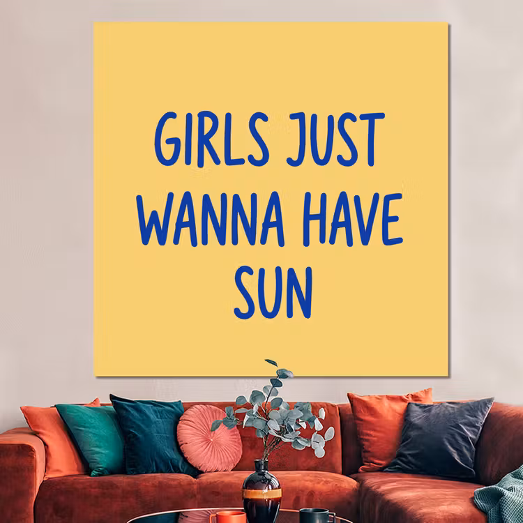Forex - Tekst - Zon - Zomer - Modern - Geel — 3