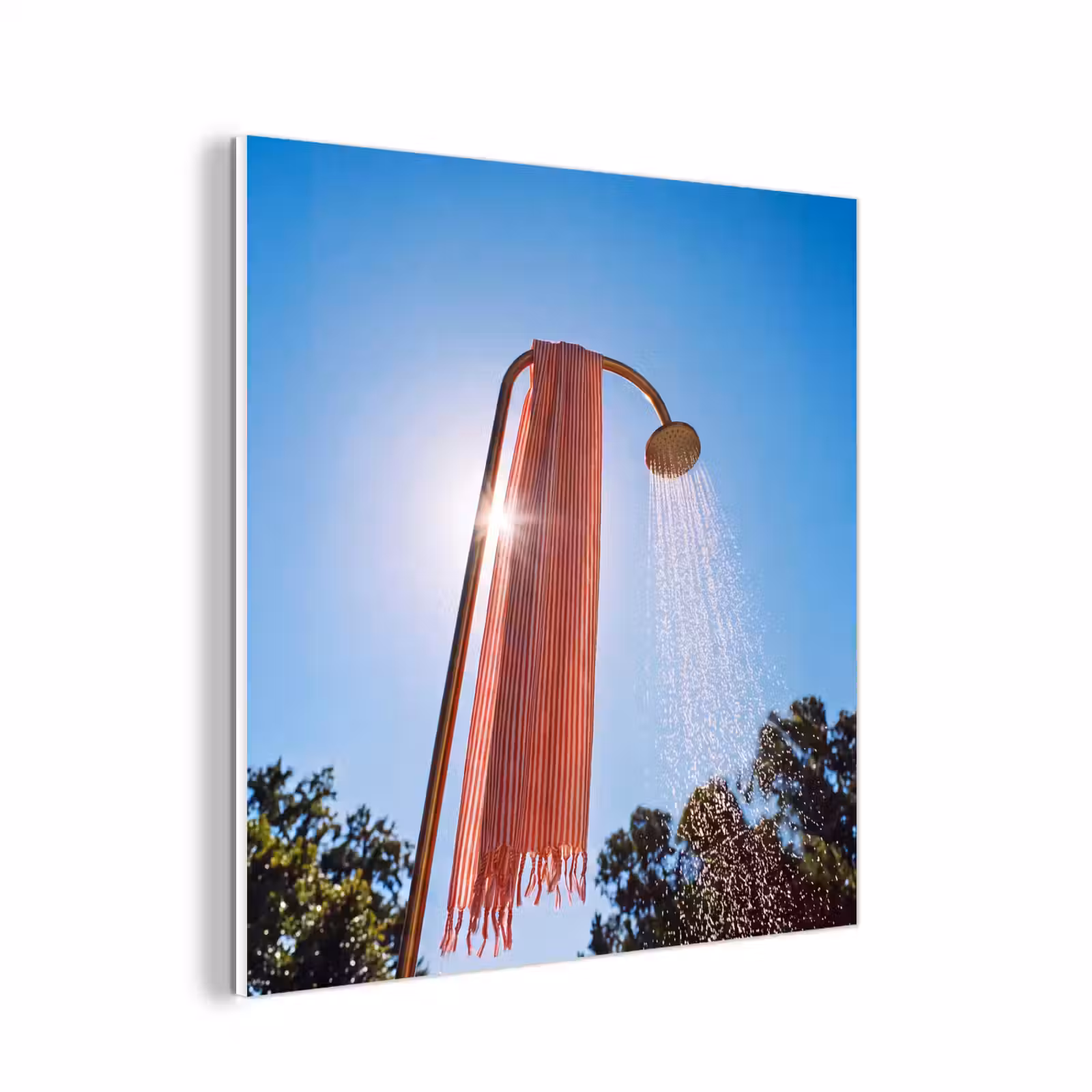 Forex - Douche - Water - Zomer - Blauw — 1