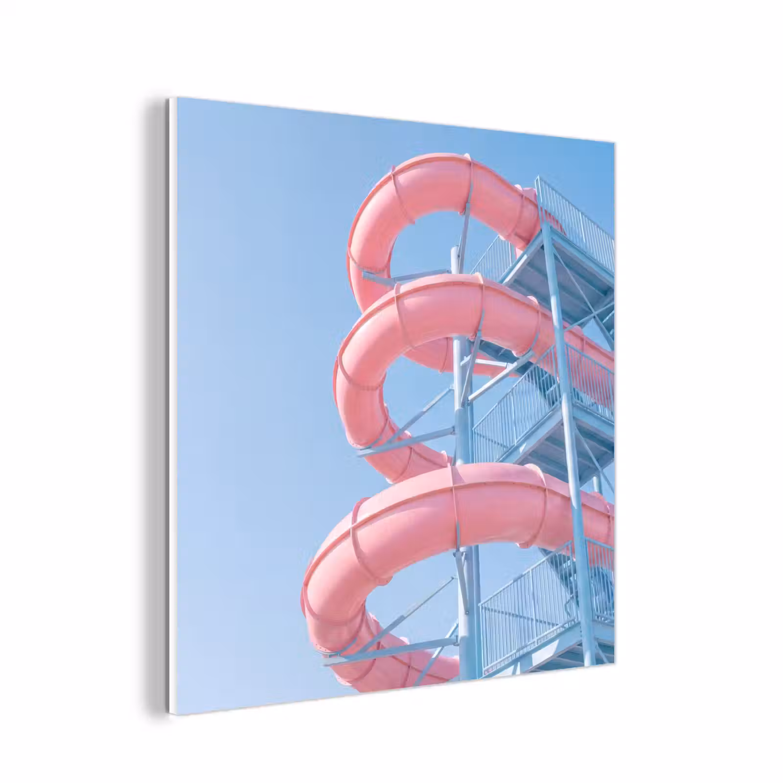 Forex - Glijbaan - Waterpark - Spiraal - Modern - Roze — 1