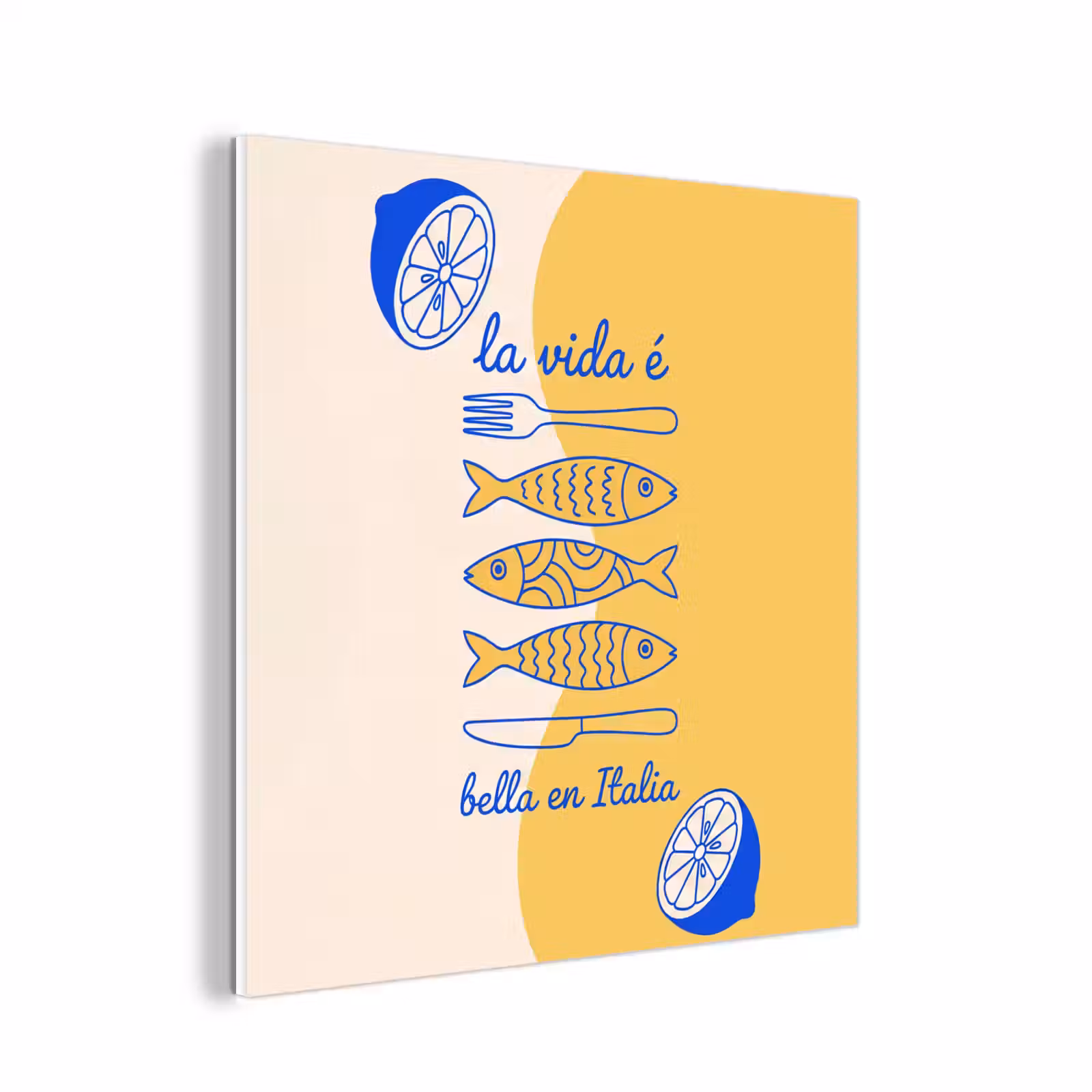 Forex - Italië - Eten - Citroen - Vis - Grafisch — 1