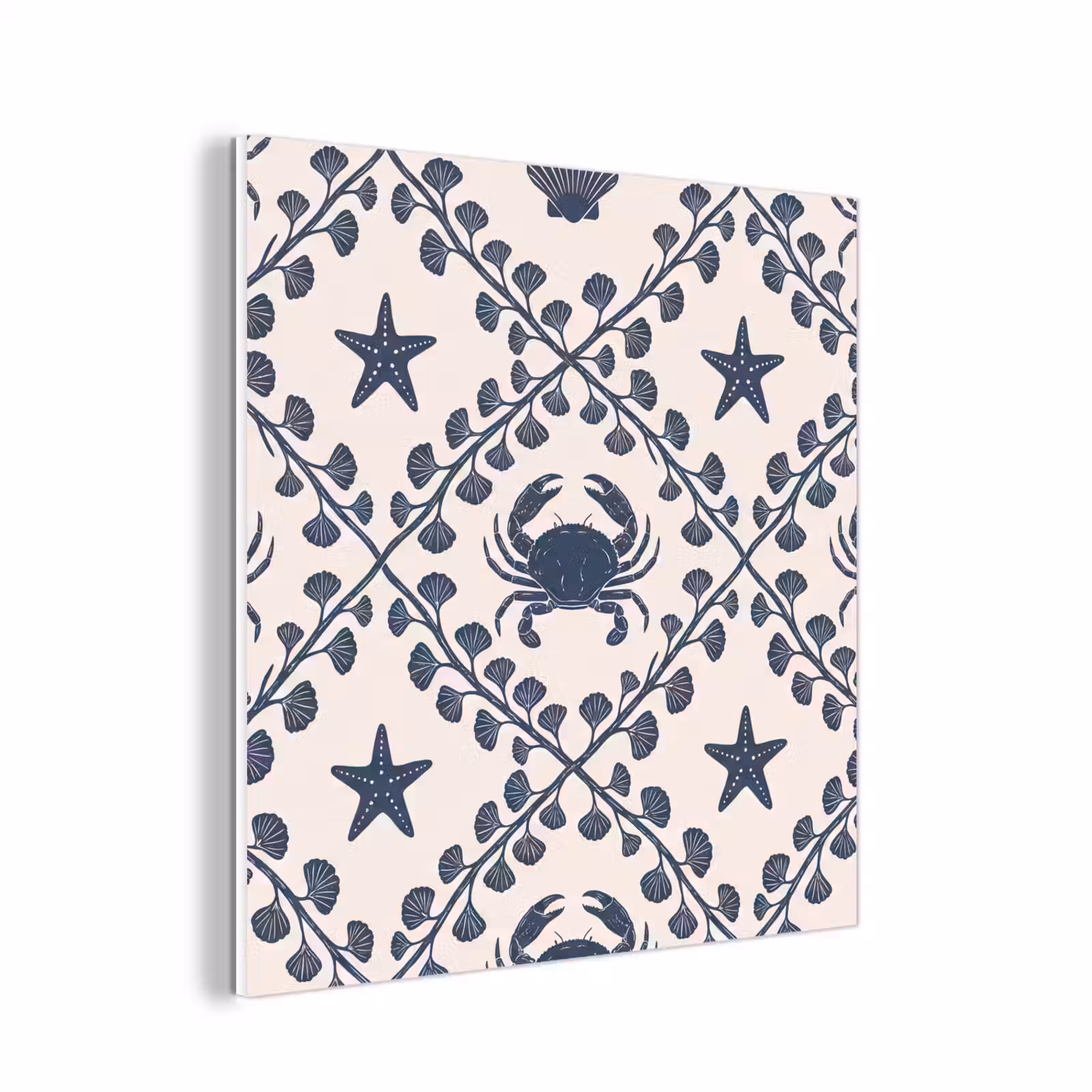 Forex - Zee - Krab - Zeester - Patroon - Blauw — 1