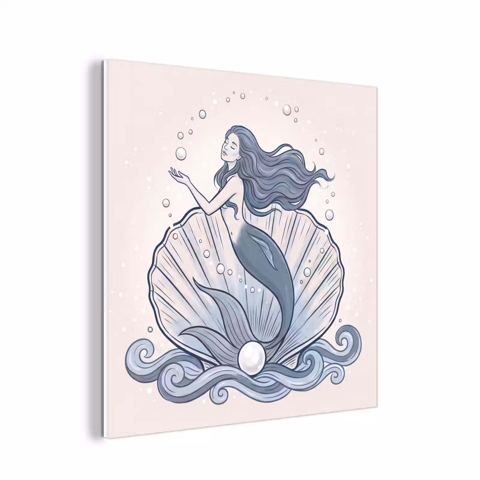 Forex - Zeemeermin - Schelp - Zee - Fantasie - Blauw — 1