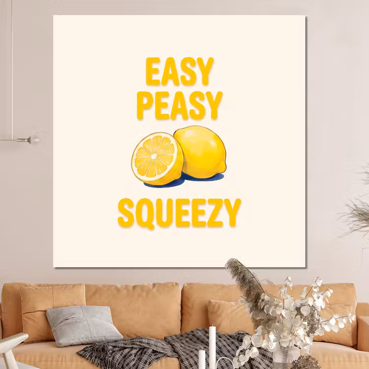 Forex - Eten - Citroenen - Keuken - Illustratie - Geel — 4
