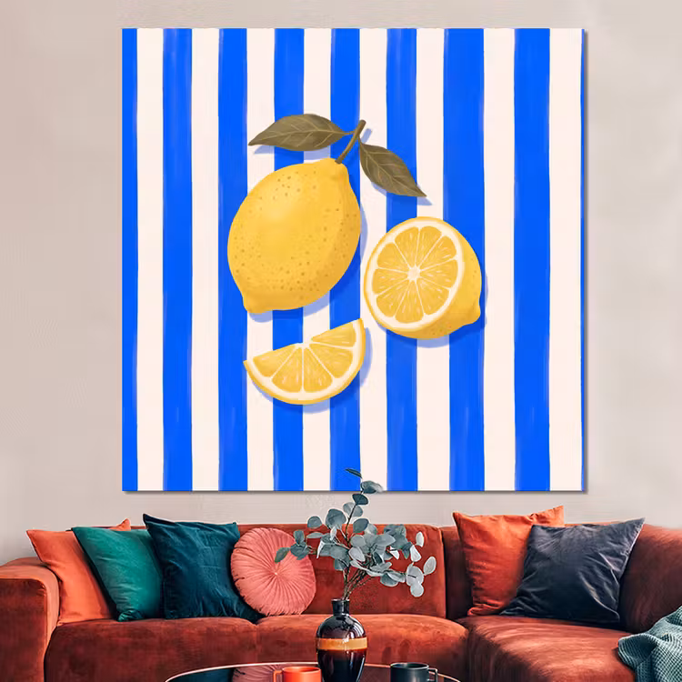 Forex - Fruit - Citroen - Zomer - Geel - Blauw — 3
