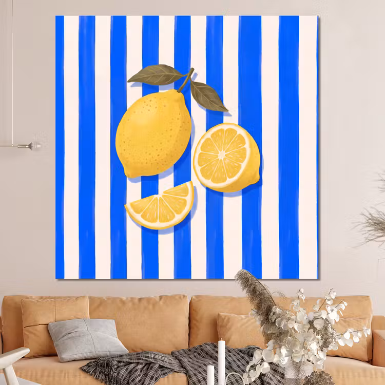 Forex - Fruit - Citroen - Zomer - Geel - Blauw — 4