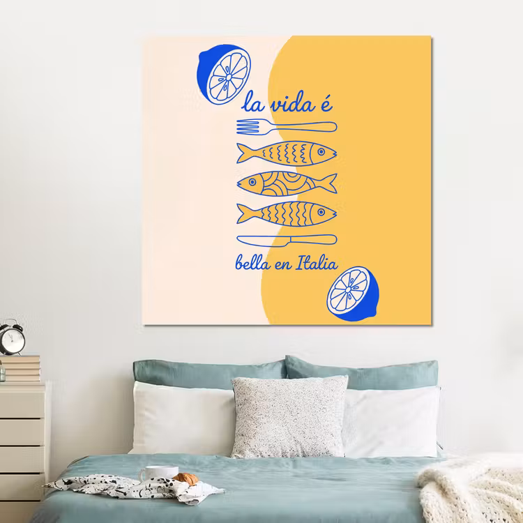 Forex - Italië - Eten - Citroen - Vis - Grafisch — 2