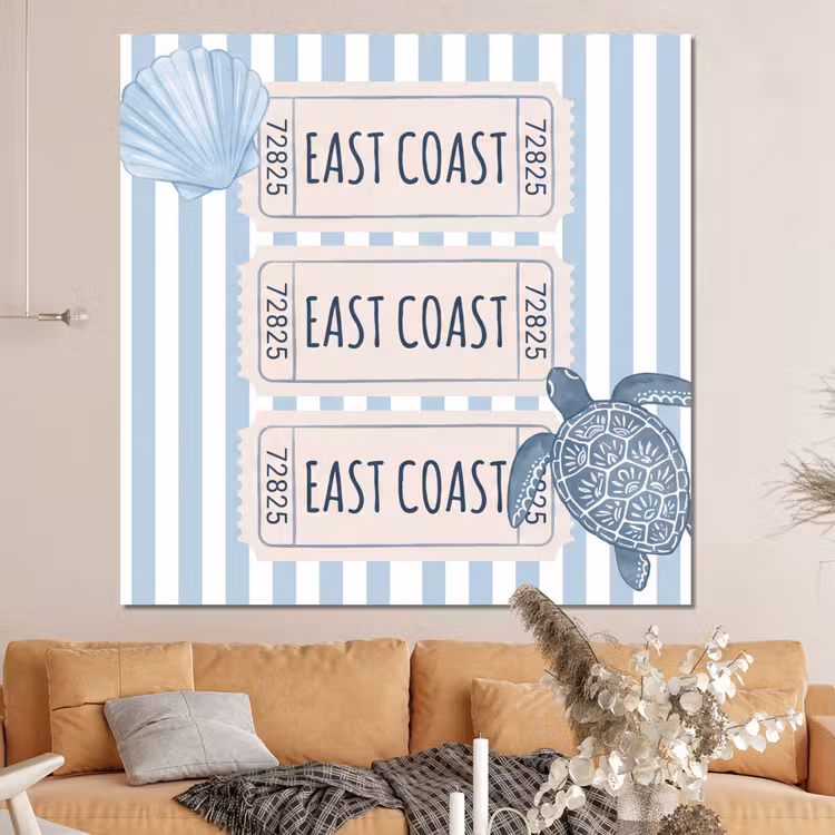 Forex - Schelp - Oceaan - Kust - Blauw - Illustratie — 4