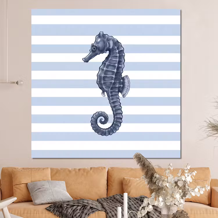 Forex - Vis - Oceaan - Illustratie - Blauw - Strepen — 4