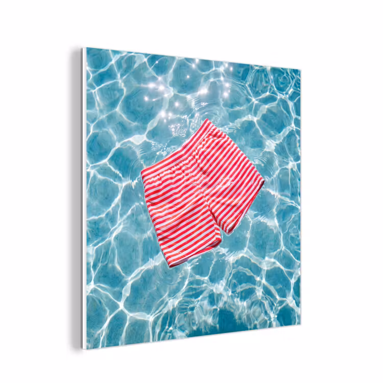 Forex - Zwemkleding - Gestreept - Water - Zomer - Rood-wit — 1