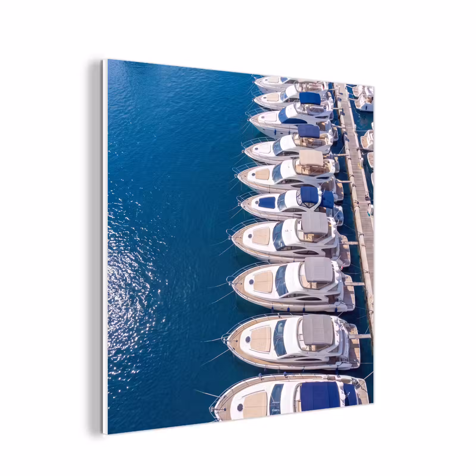 Forex - Boot - Jachthaven - Water - Zomer - Blauw — 1