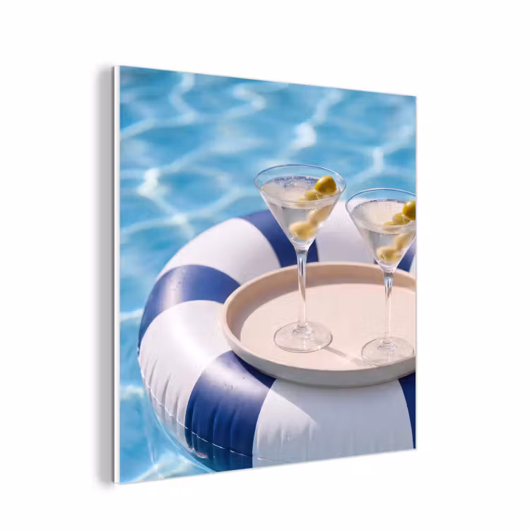 Forex - Cocktail - Zwembad - Zomer - Blauw — 1
