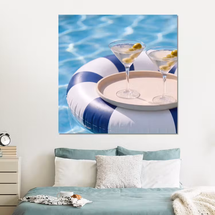Forex - Cocktail - Zwembad - Zomer - Blauw — 2