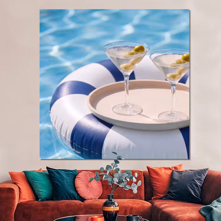 Forex - Cocktail - Zwembad - Zomer - Blauw — 3