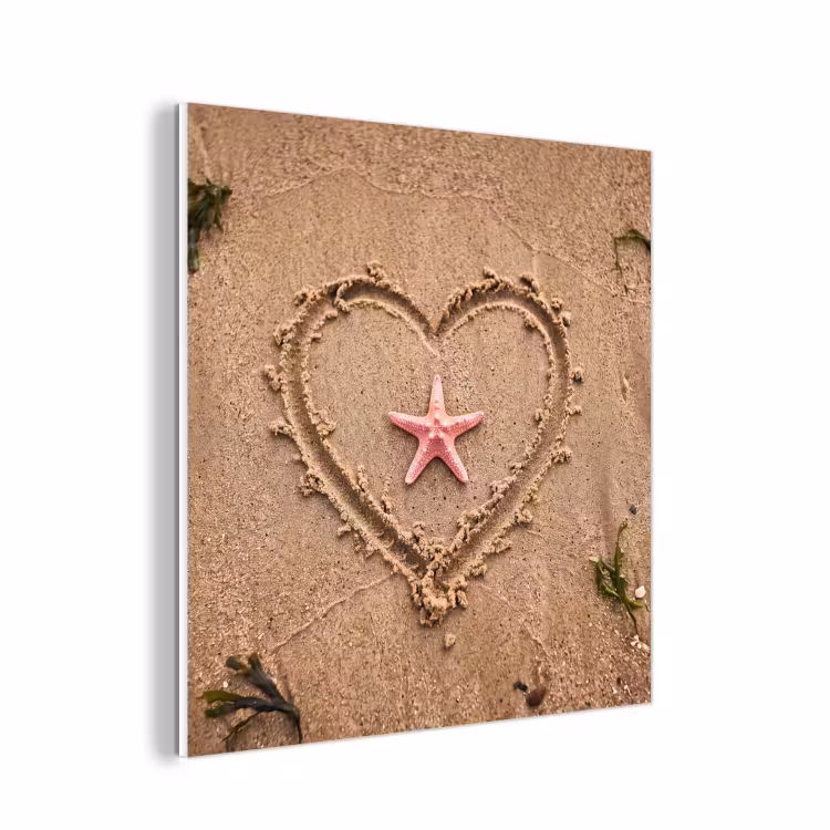 Forex - Dieren - Hart - Strand - Zand - Roze — 1