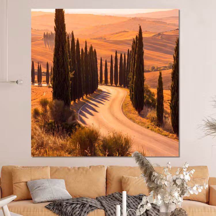 Forex - Landschap - Weg - Bomen - Natuur - Goud — 4