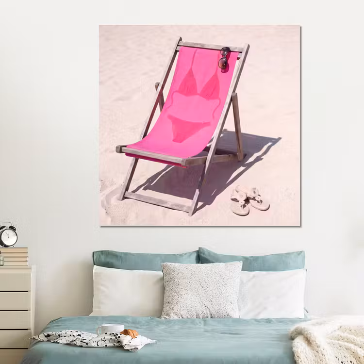Forex - Strand - Ligstoel - Badkleding - Zomer - Roze — 2