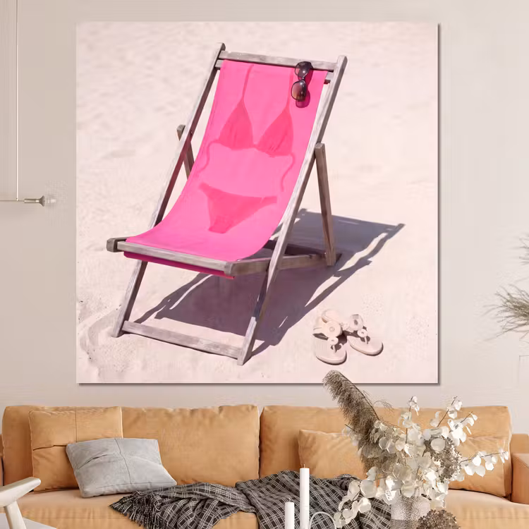 Forex - Strand - Ligstoel - Badkleding - Zomer - Roze — 4