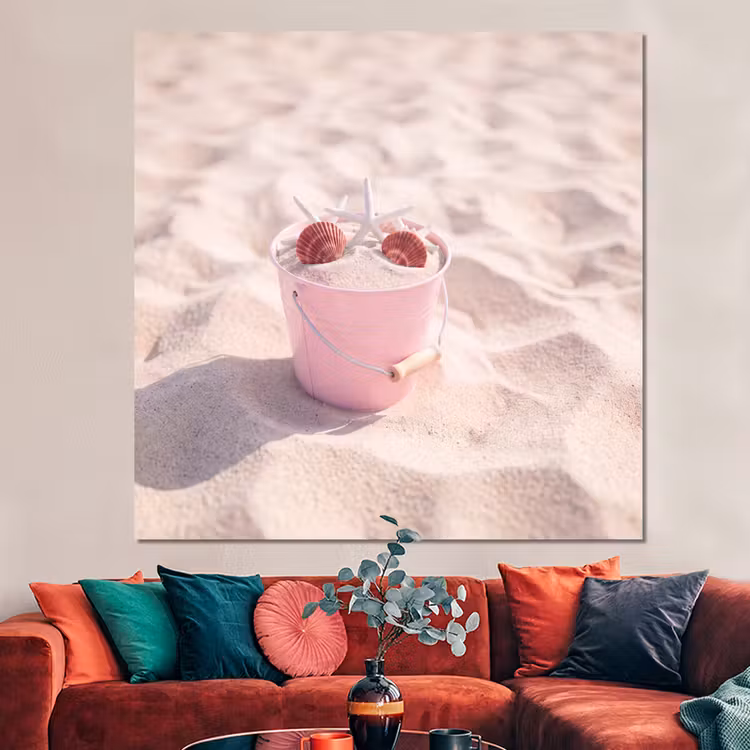Forex - Strand - Schelpen - Zomer - Roze - Decoratie — 3