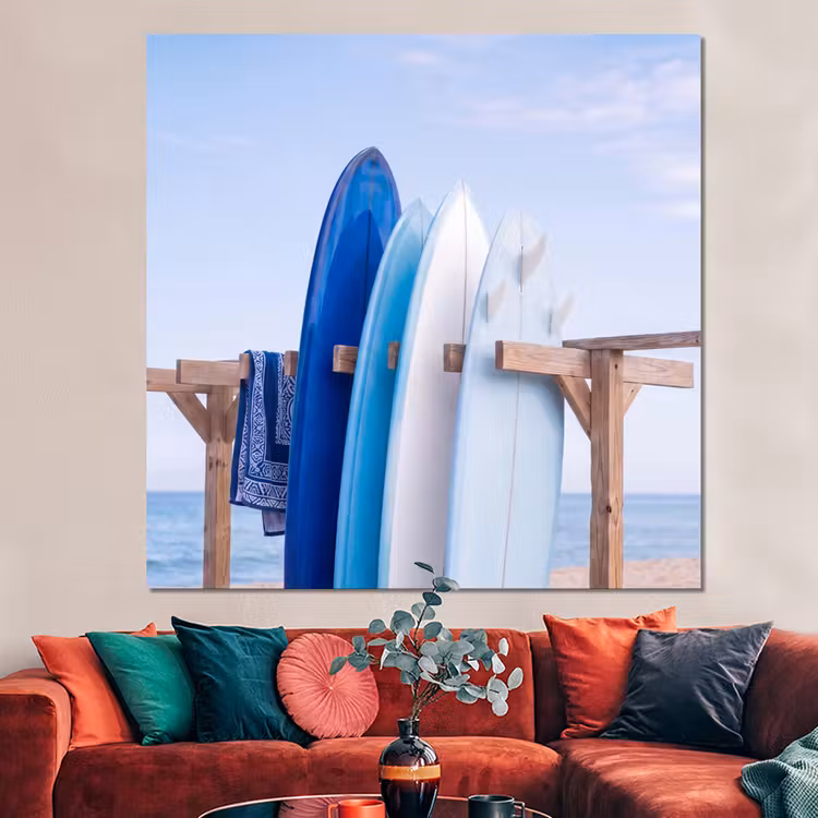 Forex - Surfplank - Strand - Zomer - Blauw - Water — 3