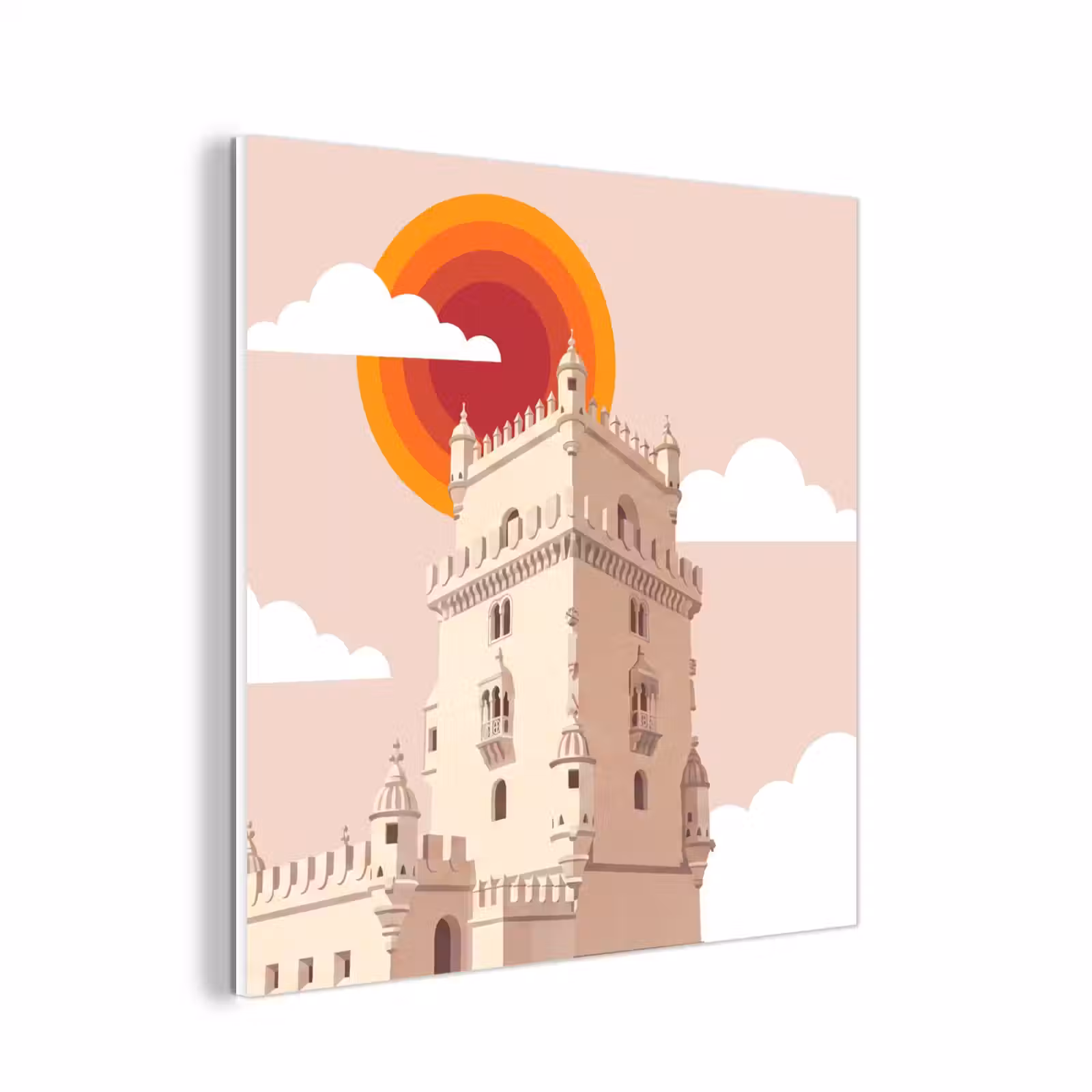Forex - Toren - Rivier - Architectuur - Modern - Oranje — 1
