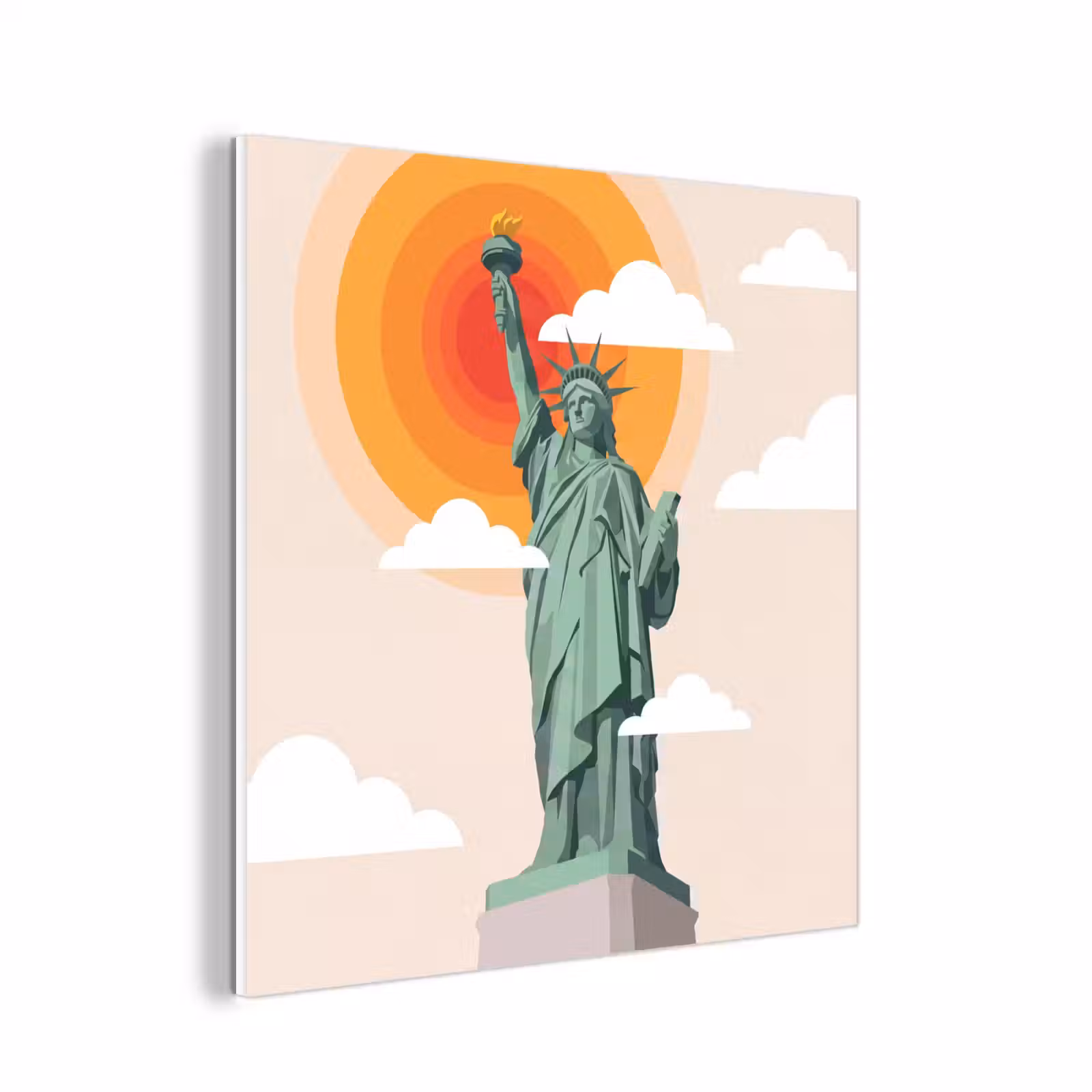 Forex - Vrijheidsbeeld - New York - Zon - Modern — 1