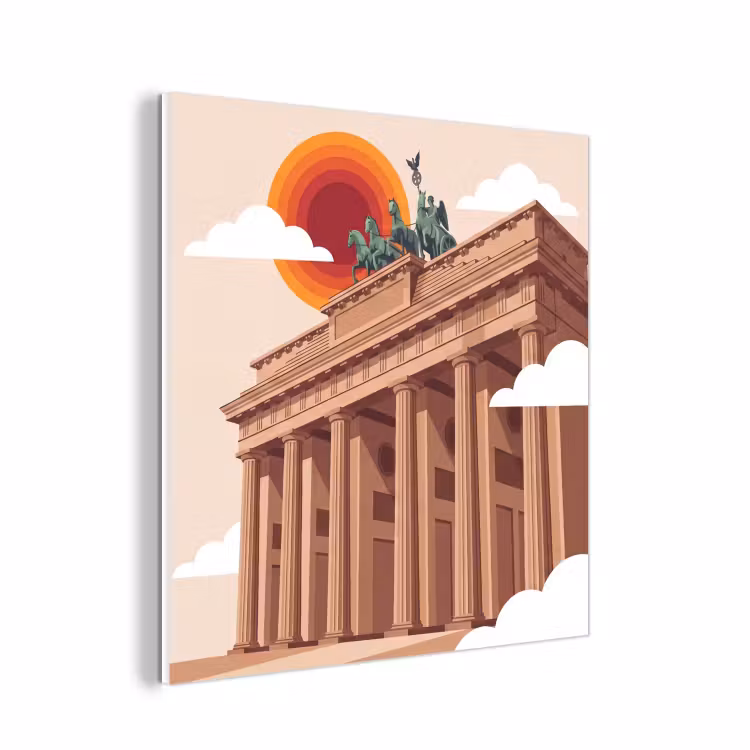 Forex - Architectuur - Brandenburg - Berlijn - Zonsondergang - Historisch — 1