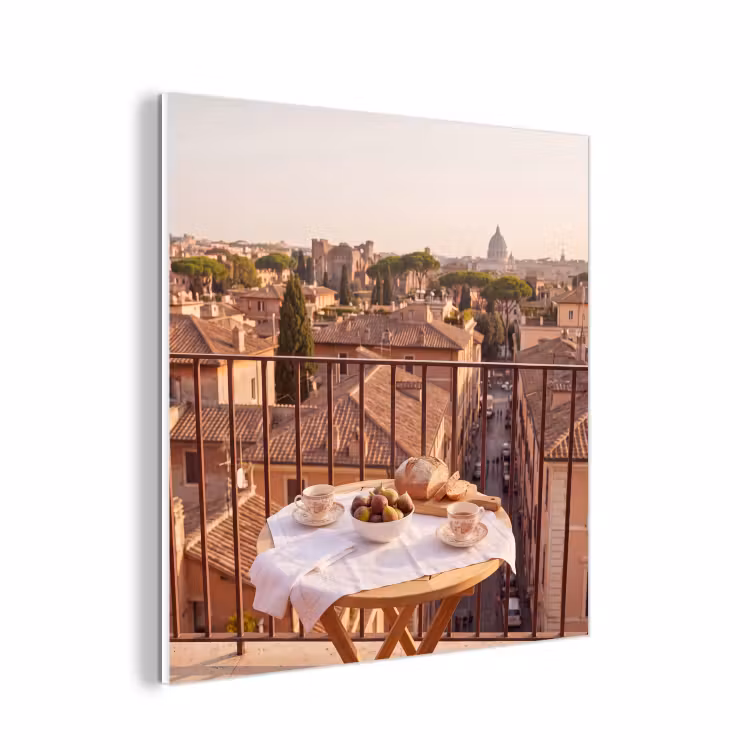 Forex - Eten - Ontbijt - Balkon - Stad - Zonsopgang — 1