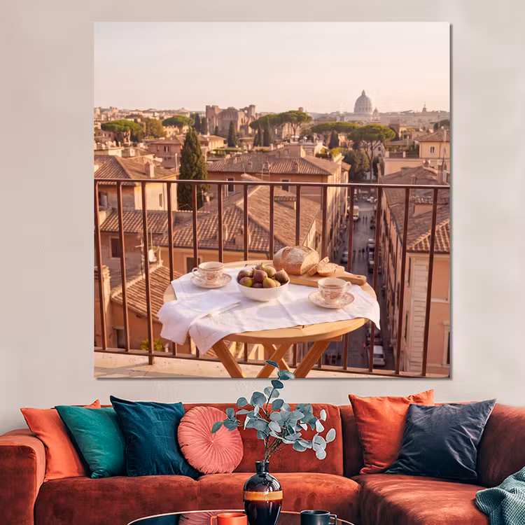 Forex - Eten - Ontbijt - Balkon - Stad - Zonsopgang — 3