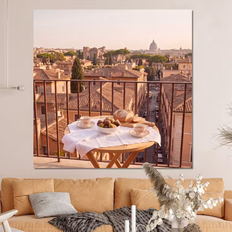 Forex - Eten - Ontbijt - Balkon - Stad - Zonsopgang — 4