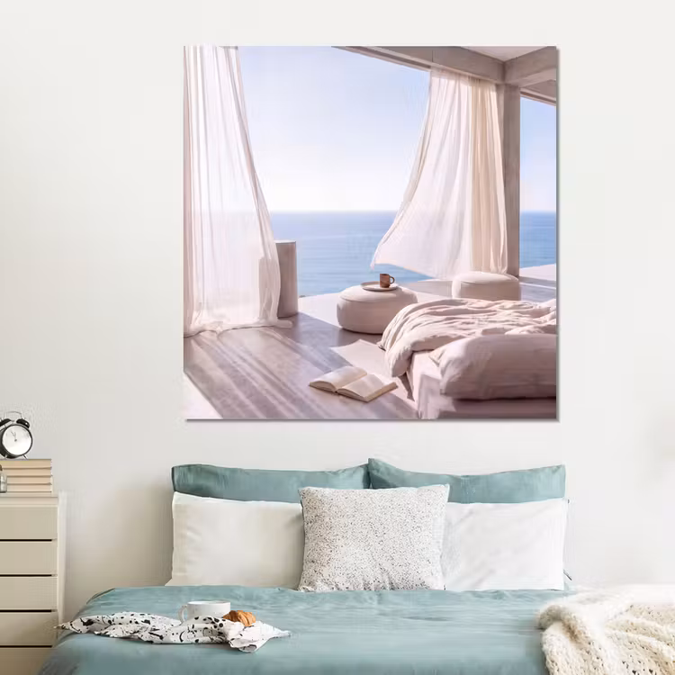 Forex - Interieur - Zeezicht - Modern - Rust - Beige — 2