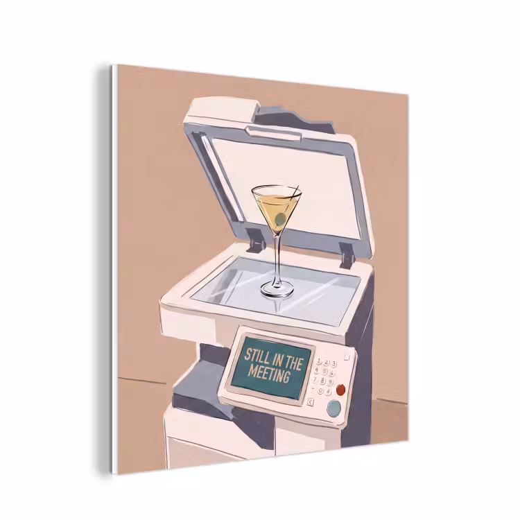 Forex - Kantoor - Drank - Humor - Illustratie — 1