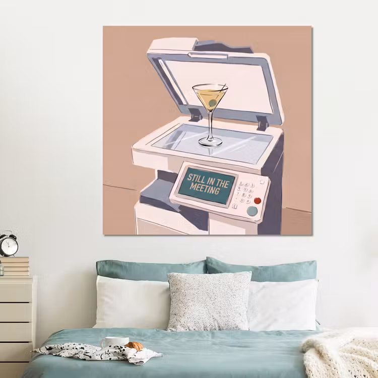 Forex - Kantoor - Drank - Humor - Illustratie — 2