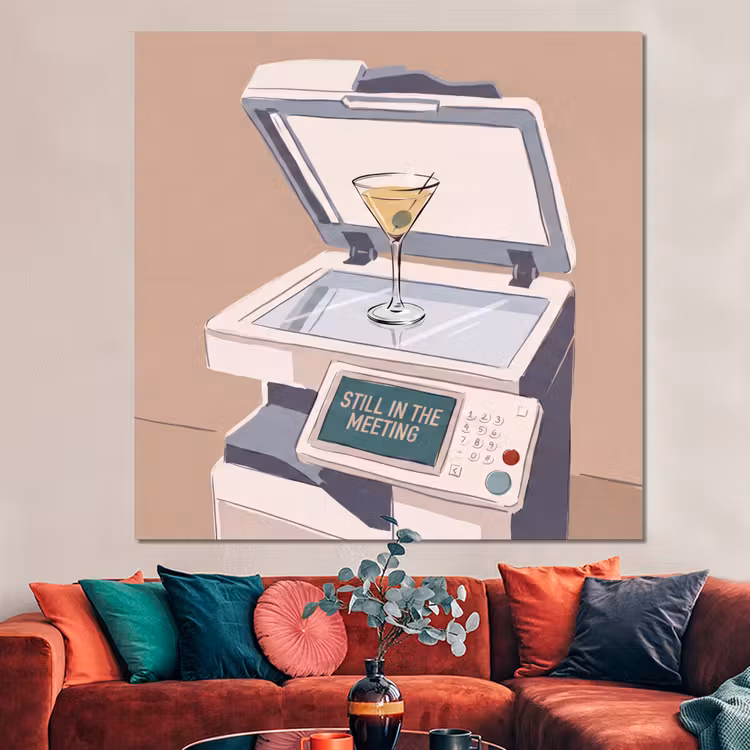 Forex - Kantoor - Drank - Humor - Illustratie — 3