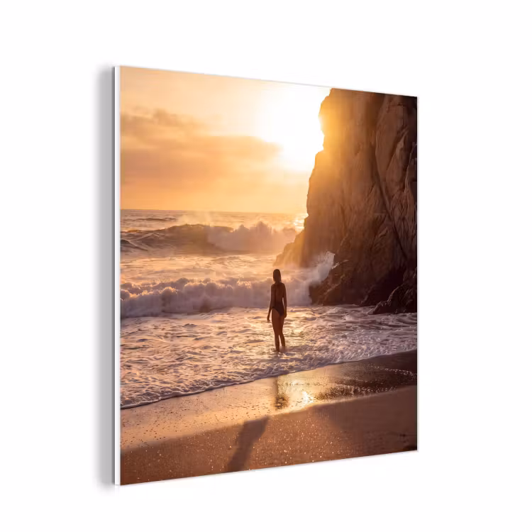 Forex - Mensen - Oceaan - Zonsondergang - Kust - Goud — 1