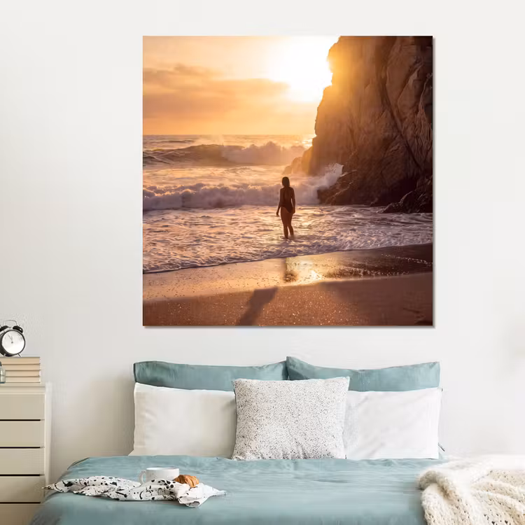 Forex - Mensen - Oceaan - Zonsondergang - Kust - Goud — 2