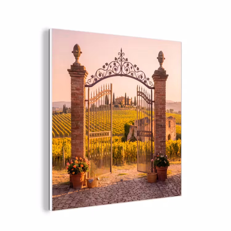 Forex - Poort - Landschap - Platteland - Zonlicht - Warm — 1