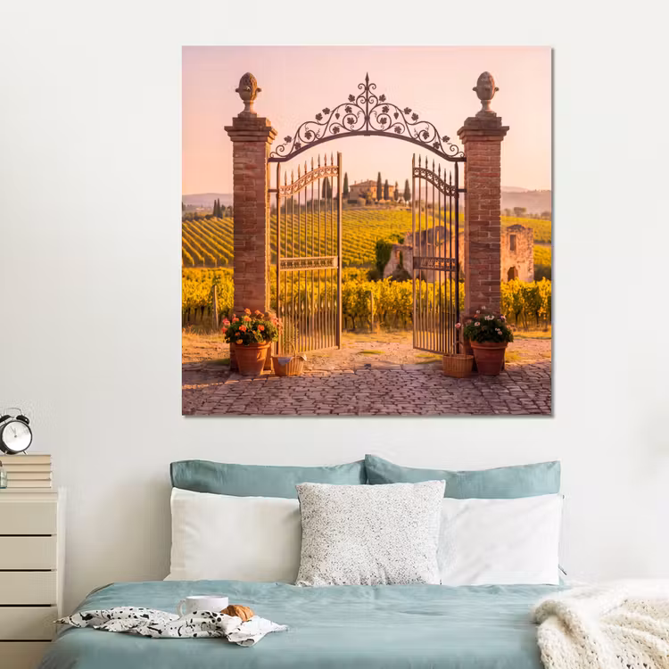 Forex - Poort - Landschap - Platteland - Zonlicht - Warm — 2