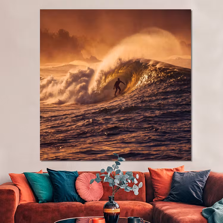 Forex - Surfer - Golf - Oceaan - Sport - Oranje — 3
