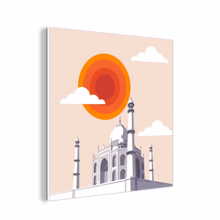 Forex - Taj Mahal - Zon - Koepel - Architectuur - India - Grafisch — 1