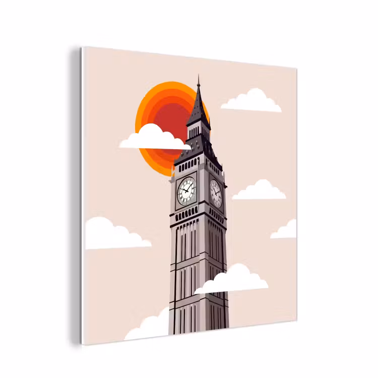 Forex - Toren - Klok - Londen - Architectuur - Retro — 1
