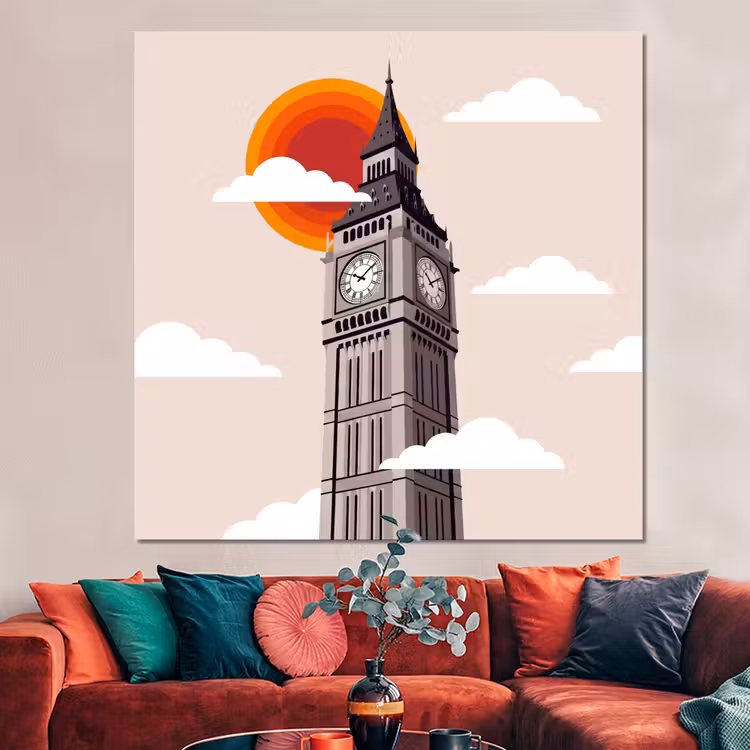 Forex - Toren - Klok - Londen - Architectuur - Retro — 3