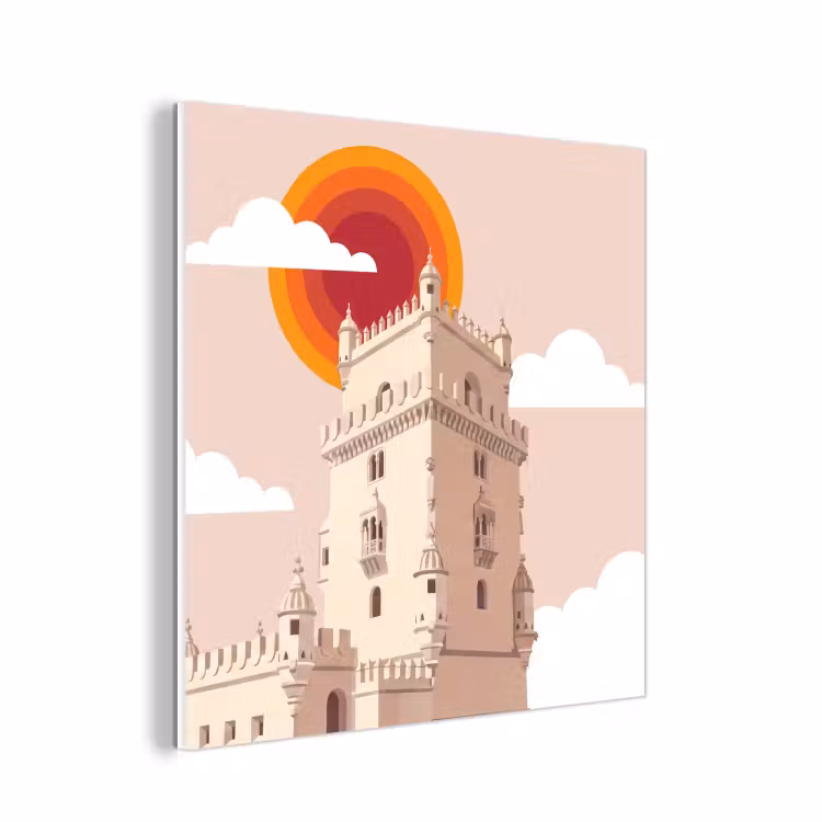 Forex - Toren - Rivier - Architectuur - Modern - Oranje — 1