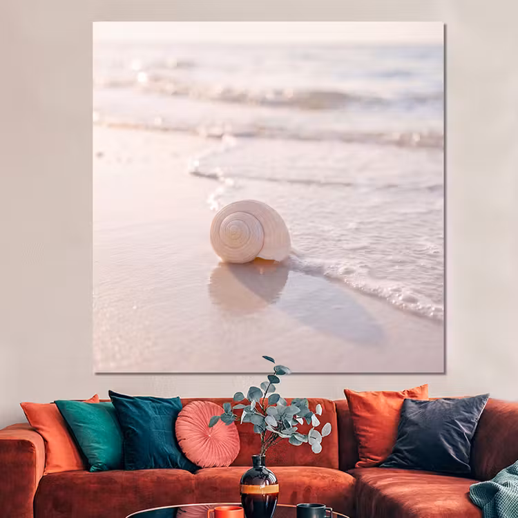 Forex - Zeeschelp - Strand - Zee - Natuur - Beige — 3