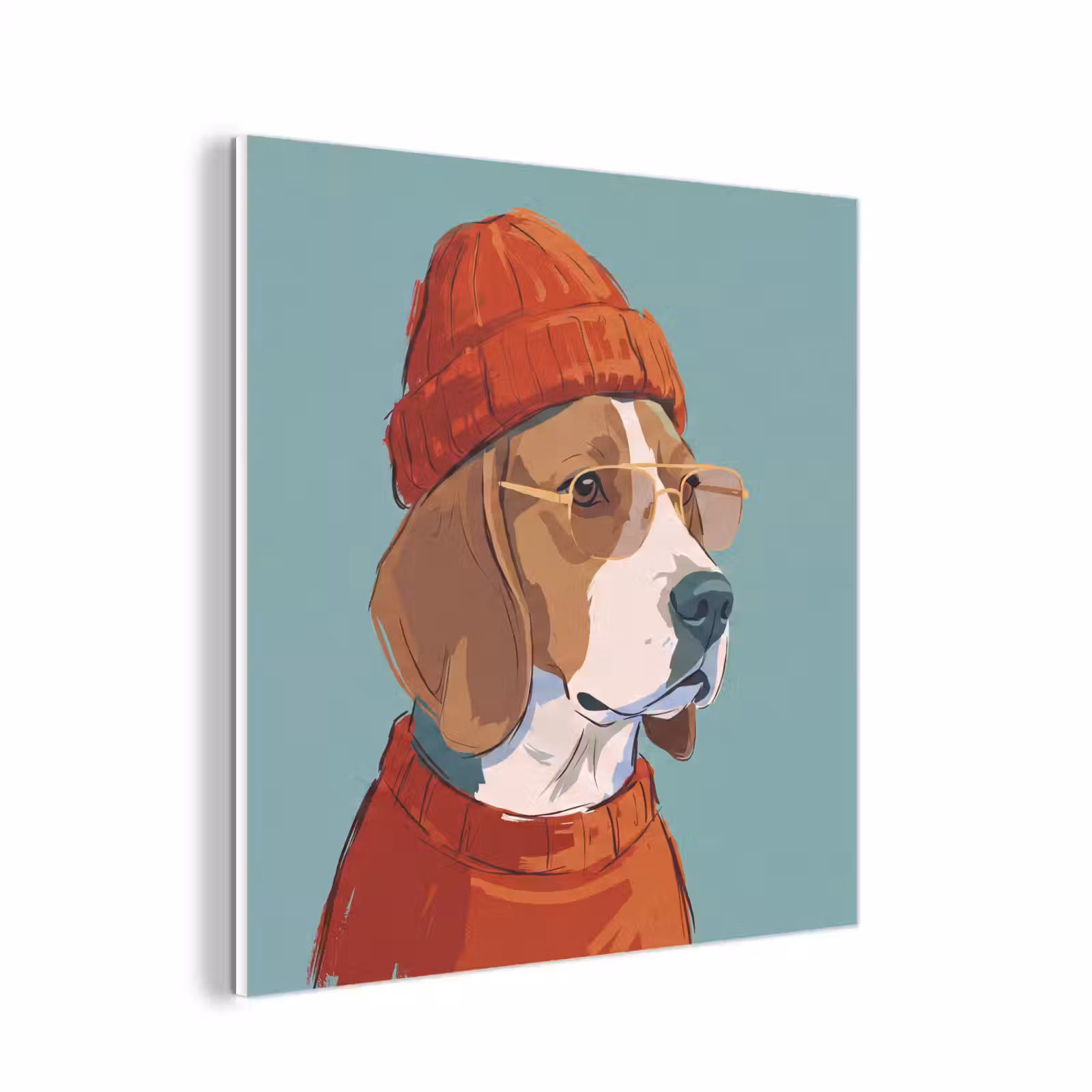 Forex - Hond - Beanie - Zonnebril - Dieren - Modern — 1