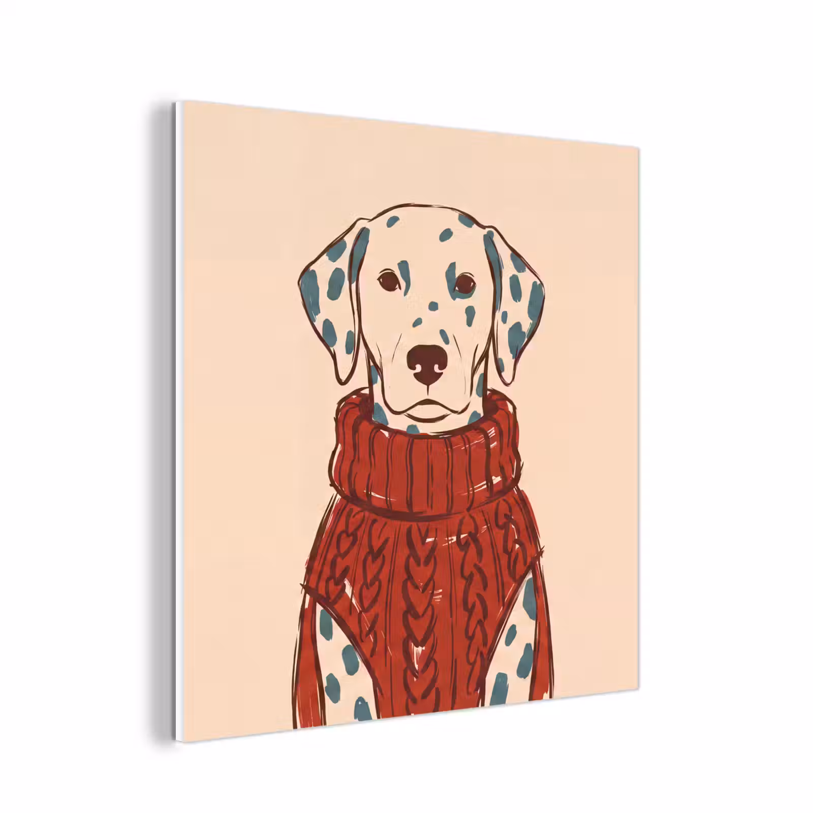 Forex - Hond - Trui - Winter - Dieren - Rood — 1