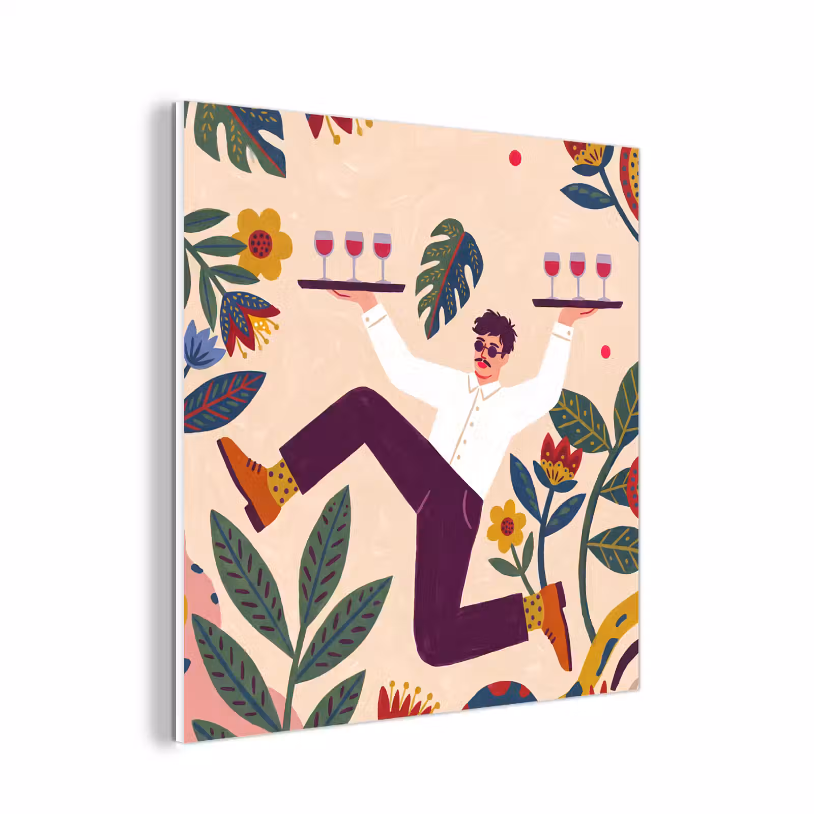 Forex - Mensen - Dienblad - Eten - Modern - Kleurrijk — 1